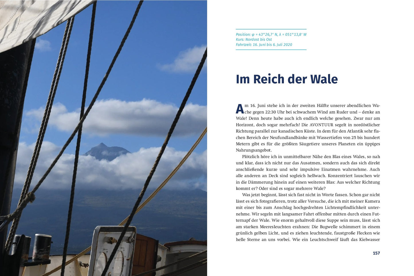 Matthias Berg: KURS NEUE WELT. Auf dem Frachtsegler AVONTUUR über den Atlantik